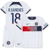 Maglia ufficiale Paris Saint Germain R.Sanches 18 Trasferta 2023-24 per Bambino